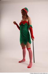 Veronika Elf Pose With Apple